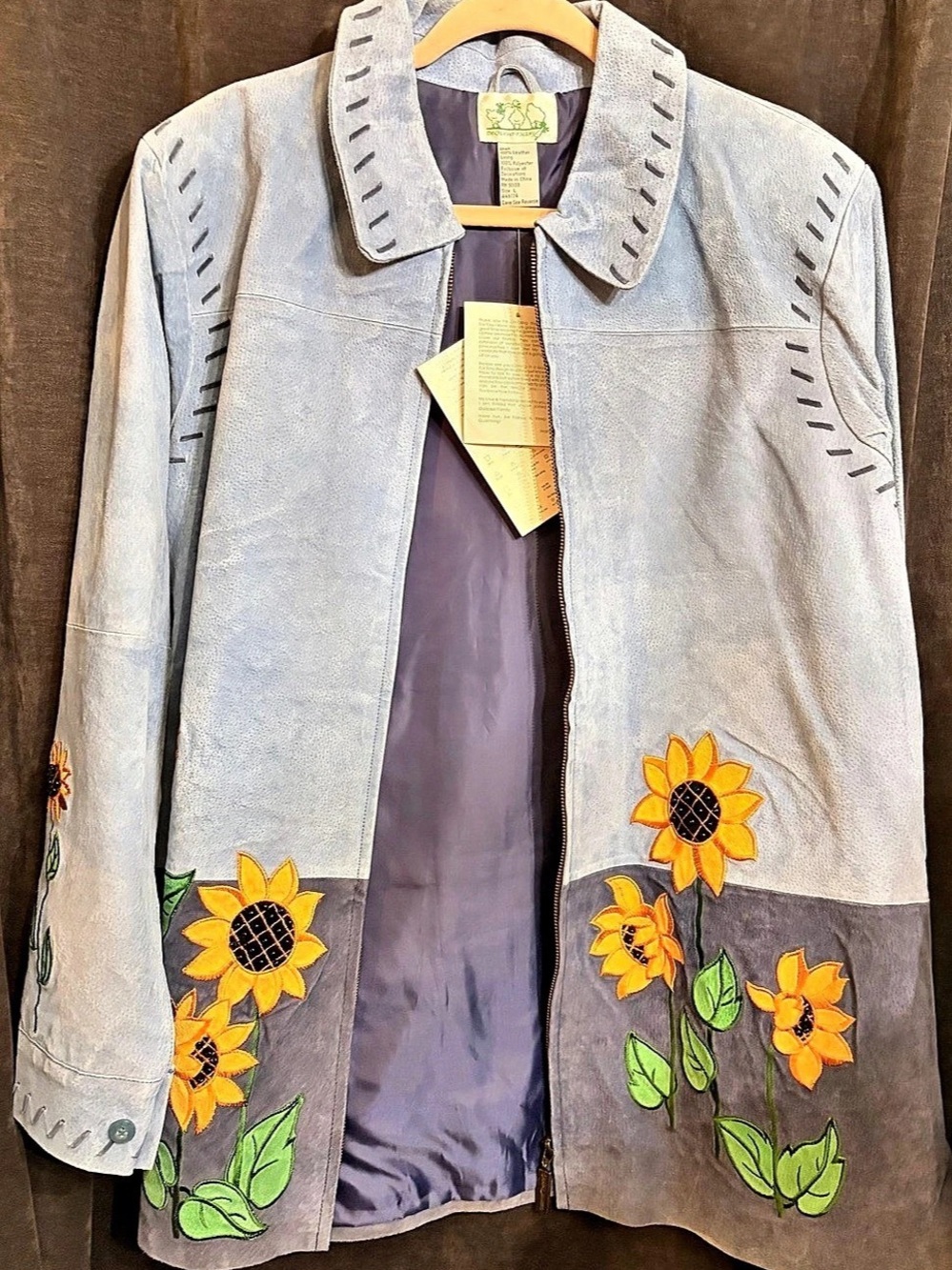 Floral Embroidered Denim Jacket